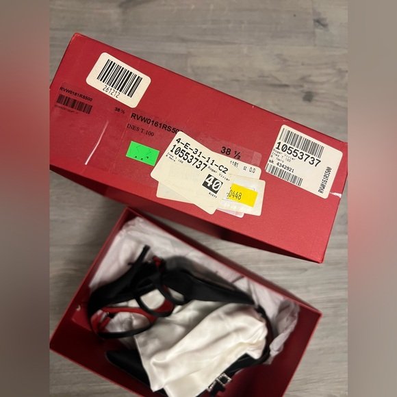 Roger Vivier Black Satin Crystal Buckle Pointed Toe Evening Pumps, 38 - Picture 11 of 11